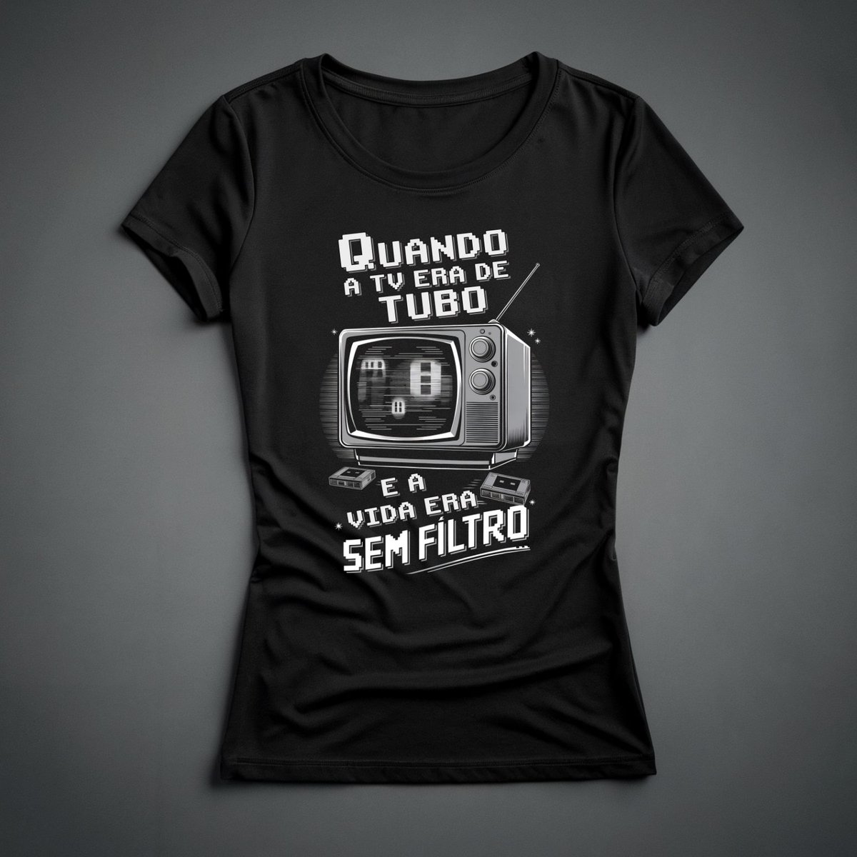 Nome do produto: Camiseta Feminina - Sem Filtro