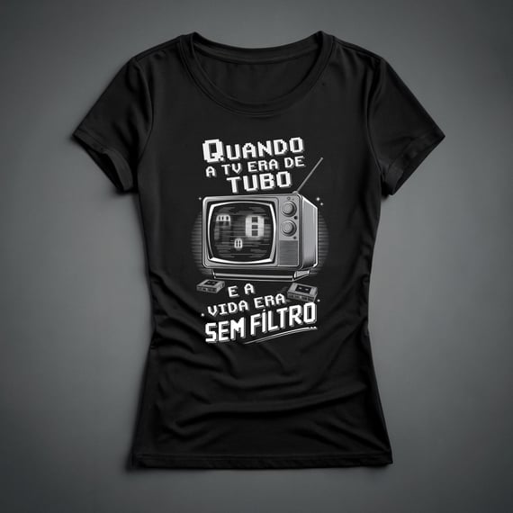 Camiseta Feminina - Sem Filtro