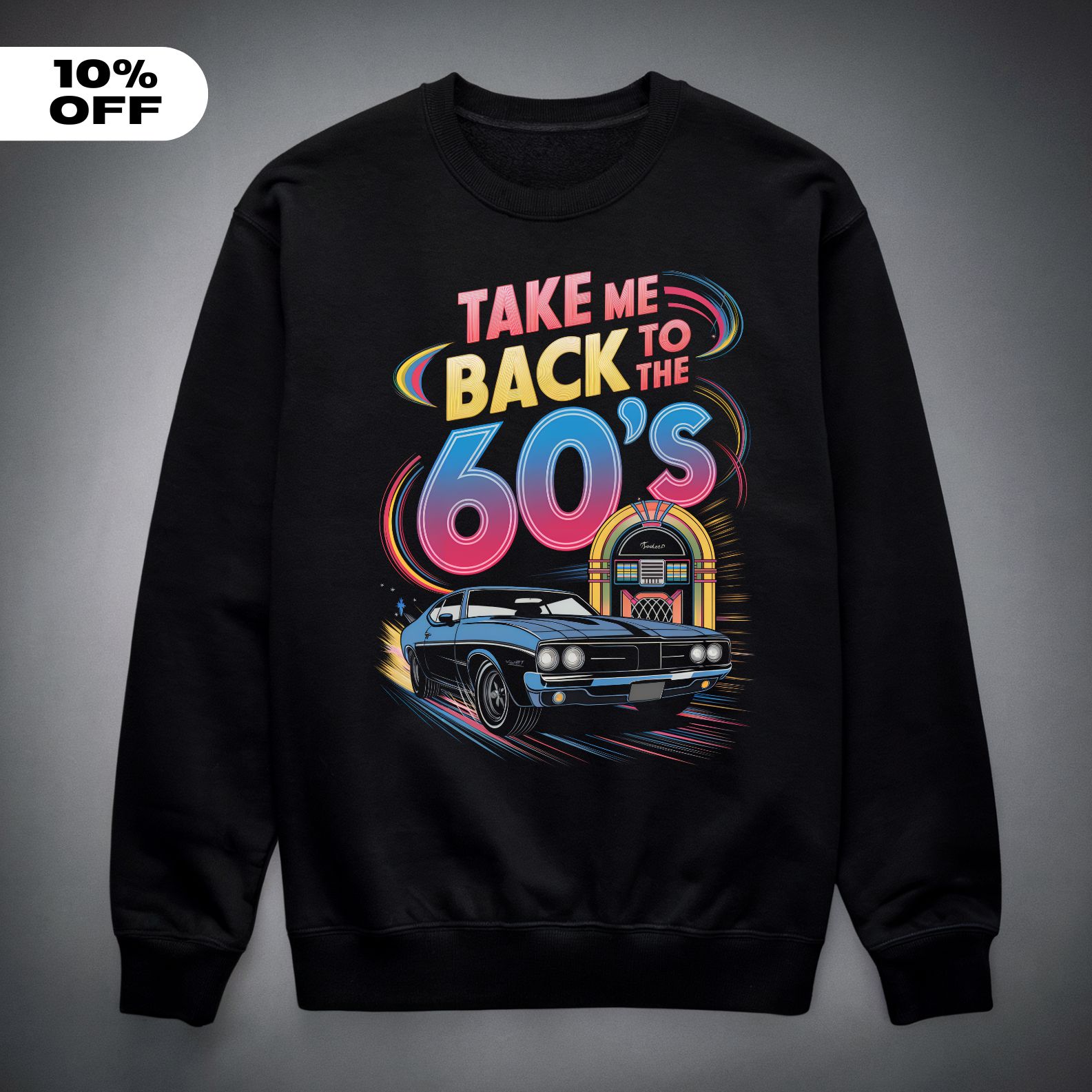 Moletom - Take Me Back To The 60s