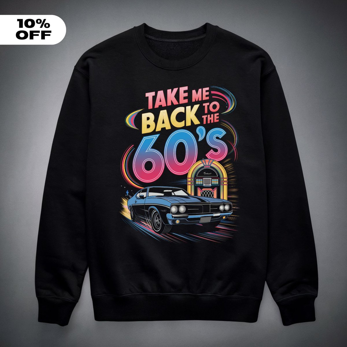 Nome do produto: Moletom - Take Me Back To The 60s