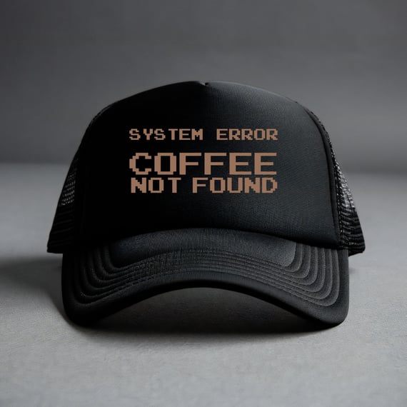 Boné Trucker - Coffee Not Found