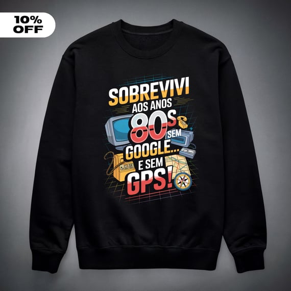Moletom - Sem Google e GPS