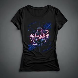 Nome do produto Camiseta Feminina - Music On