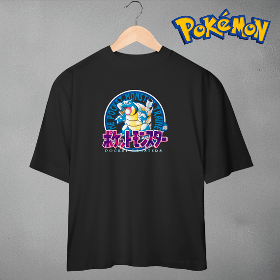Camiseta Pokémon Blue - Oversized