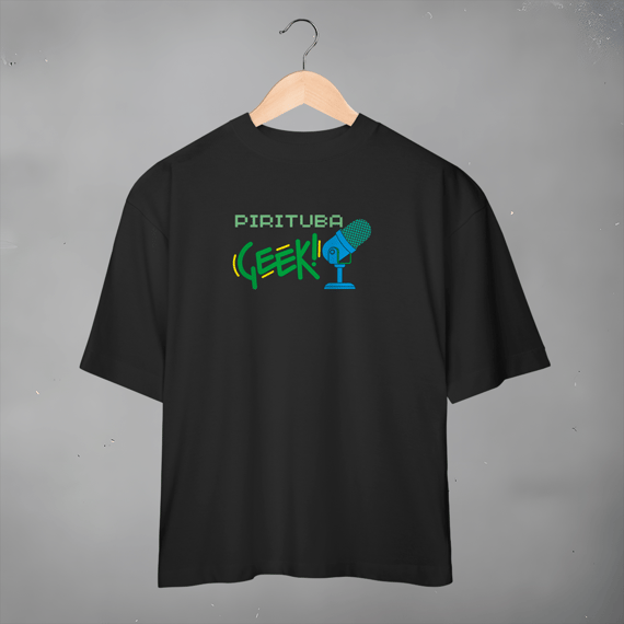 Camiseta Geek Pirituba Oficial Logo - Oversized