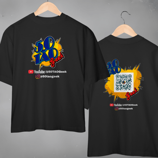 Nome do produtoCamiseta 50Tao Geek Event Connect Oversized
