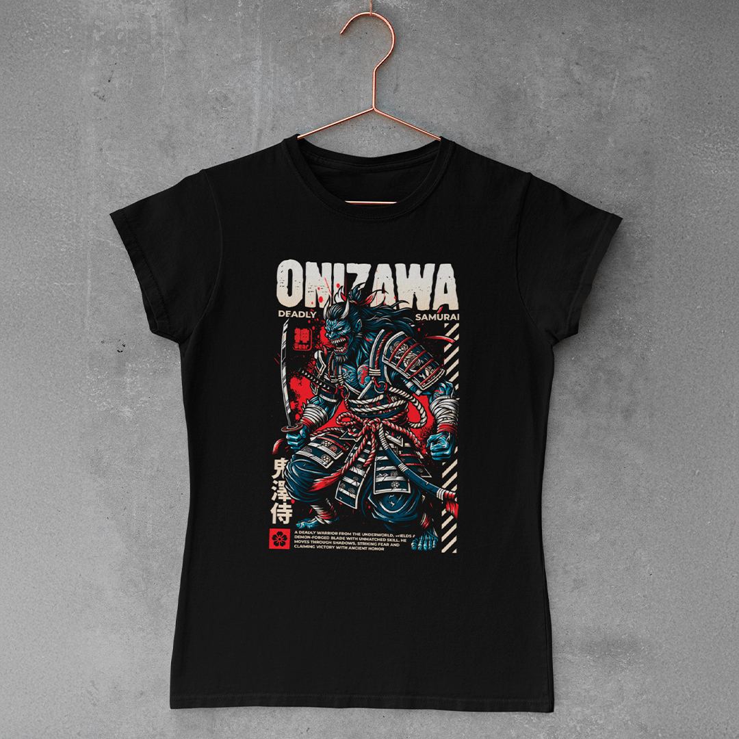 Nome do produto: Camiseta Onizawa Deadly Samurai - Baby Long