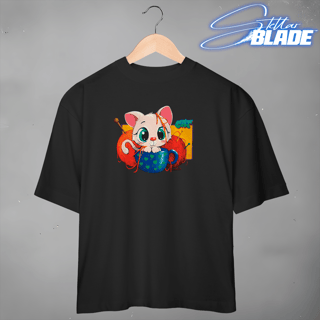Camiseta Gato de Xion – Stellar Blade Edition - Oversized