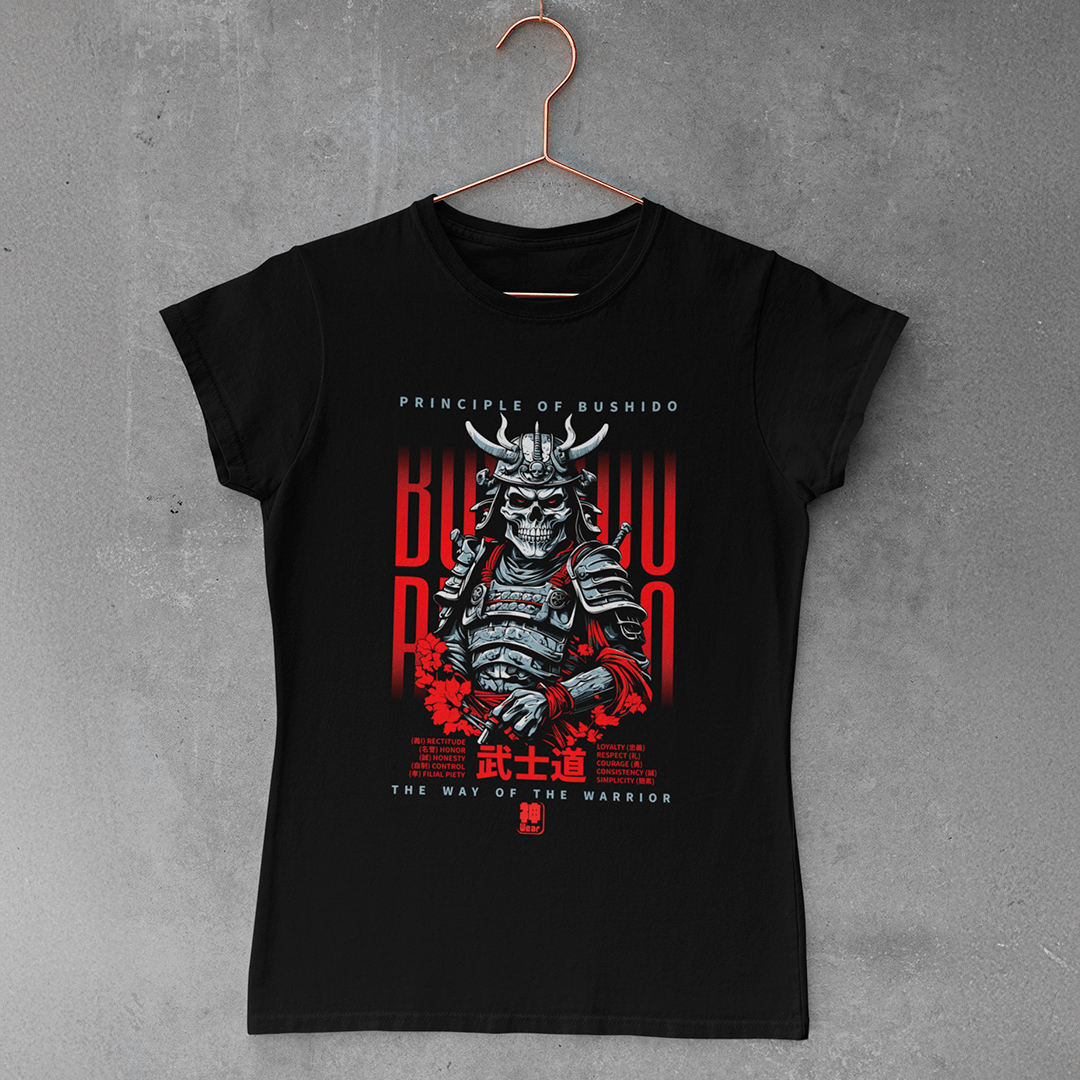 Nome do produto: Camiseta Principle of Bushido - Baby Long