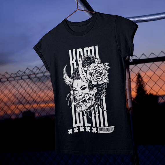 Geisha Oni Mask - Baby Long