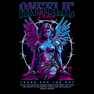 Nome do produtoCamiseta Angelic Desire - Baby Long