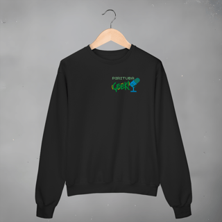 Moletom Geek Pirituba Oficial Logo Minimalista