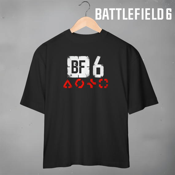 Camiseta Battlefield 6 Classes Center Black - Oversized