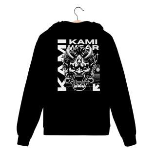 Nome do produtoCamiseta Oni Face Kami Wear - Zíper