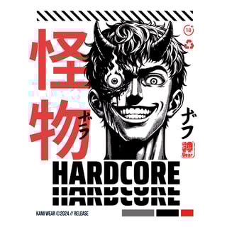 Nome do produtoCamiseta Monster Hardcore - Baby Long