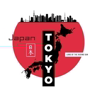 Nome do produtoCamiseta Japan Tokyo Land of Rise Sun Flag