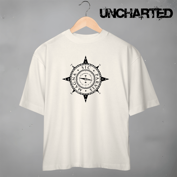 Camiseta SIC PARVIS MAGNA Full – Uncharted Series - Oversized