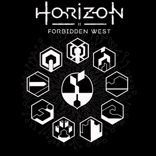 Nome do produtoCamiseta Horizon Forbidden West GAIA Protocol Black