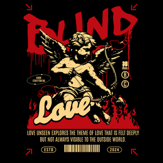 Nome do produtoCamiseta Blind Love - Baby Long