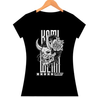 Nome do produtoCamiseta Geisha Oni Mask - Baby Long