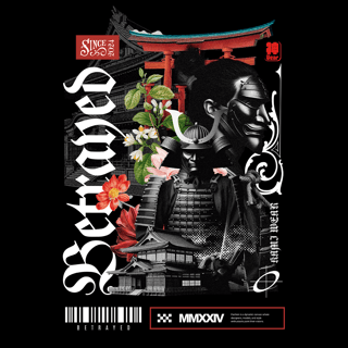 Nome do produtoCamiseta Betrayed Samurai