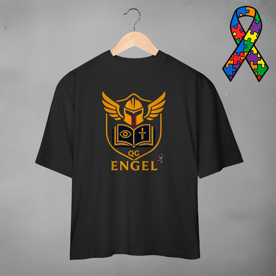 Nome do produto: Camiseta QG Engel Official Shield - Oversized
