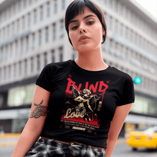 Nome do produtoCamiseta Blind Love - Baby Long