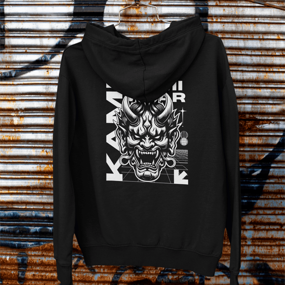 Oni Face Kami Wear - Zíper