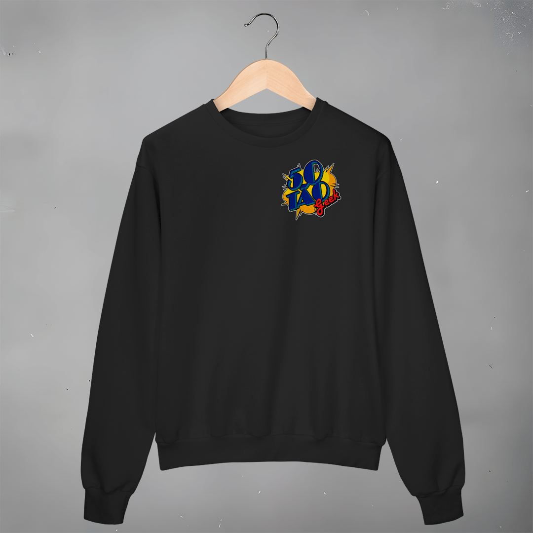 Nome do produto: Moletom 50Tao Geek Comic Logo - Sueter