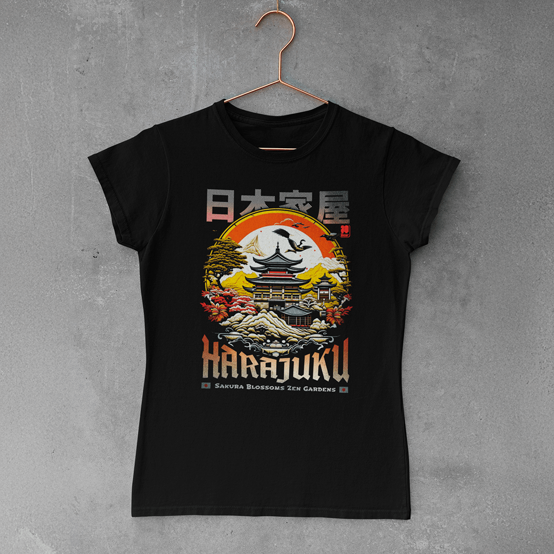 Nome do produto: Camiseta Harajuku Japanese House - Baby Long
