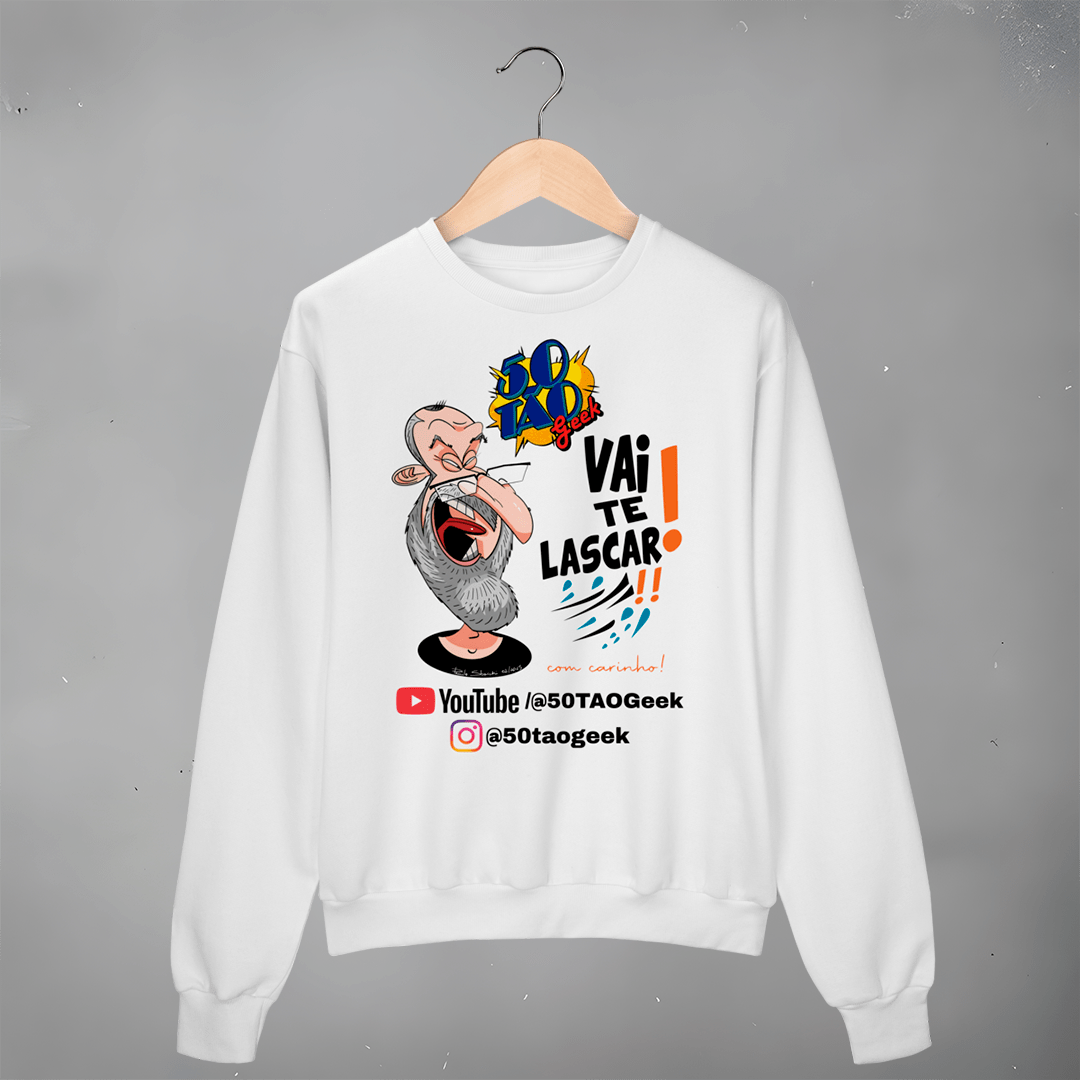 Nome do produto: Moletom 50Tao Geek - Vai te Lascar V2 Sueter (Clara)