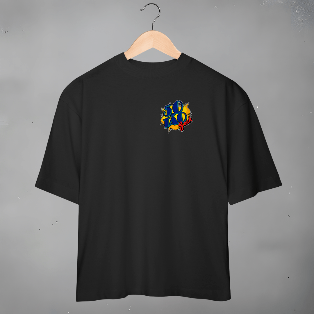 Nome do produto: Camiseta 50Tao Geek Comic Logo - Oversized