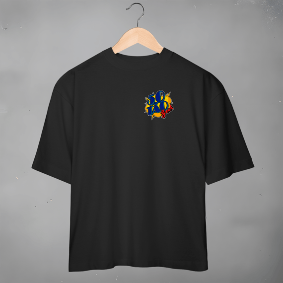 Camiseta 50Tao Geek Comic Logo - Oversized