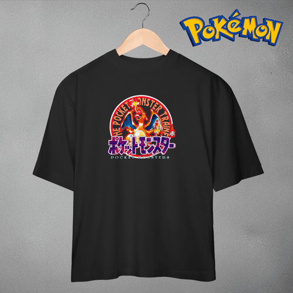 Camiseta Pokémon Red - Oversized