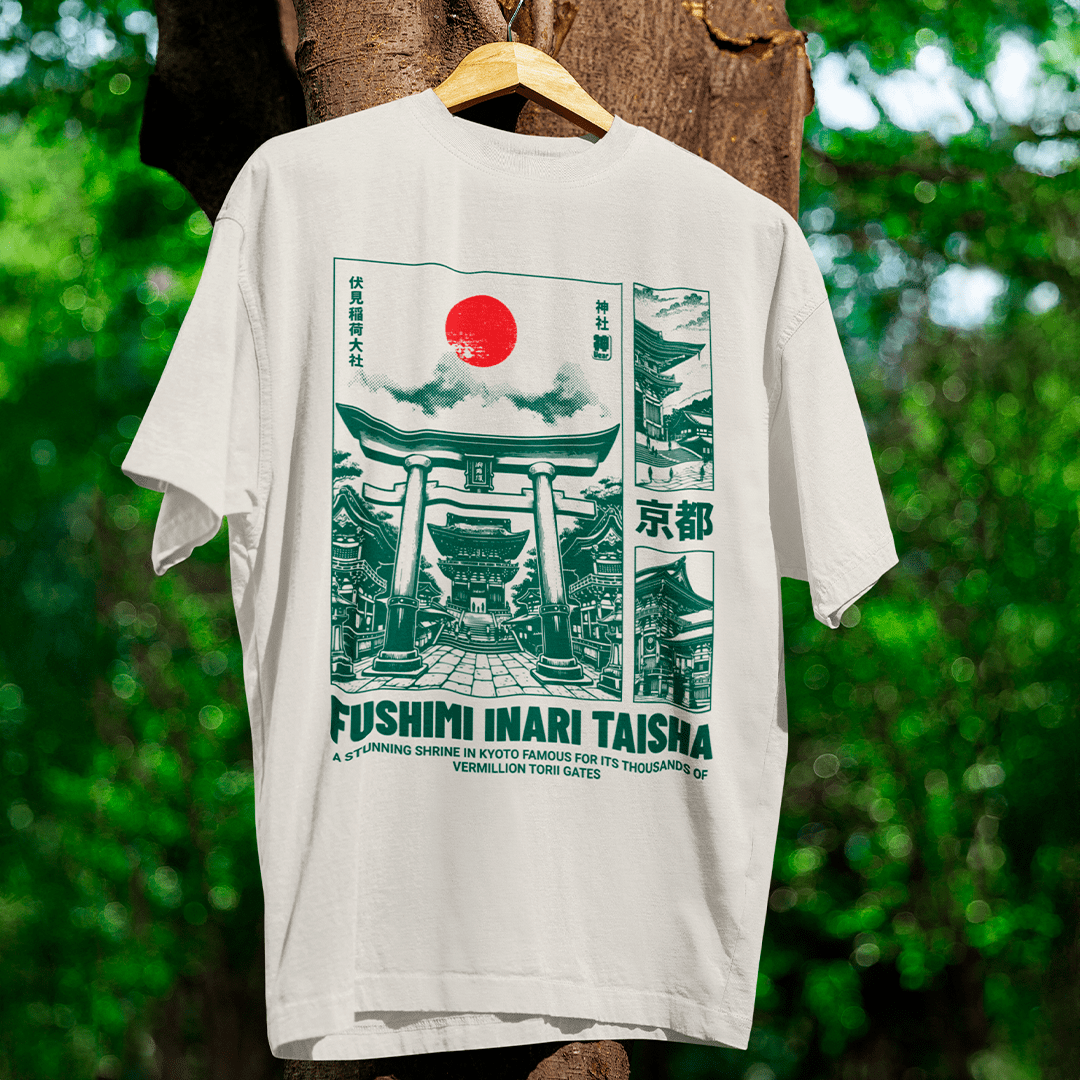 Nome do produto: Camiseta Fushimi Inari Taisha - Oversized