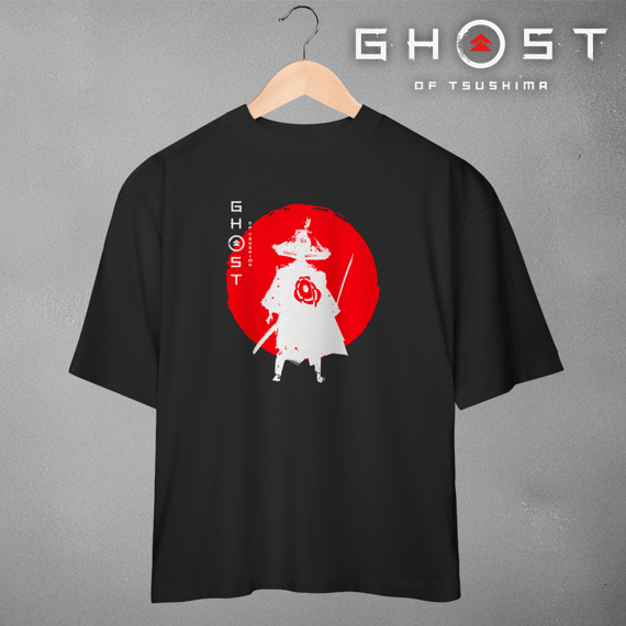 Camiseta Ghost of Tsushima O Andarilho Exclusiva (Black) - Oversized