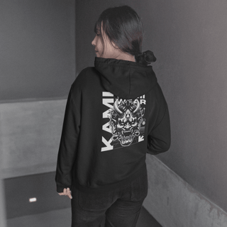 Nome do produtoCamiseta Oni Face Kami Wear - Zíper