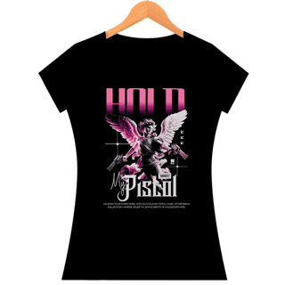 Nome do produtoCamiseta Hold My Pistol - Baby Long