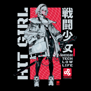 Nome do produtoCamiseta Hit Girl - Baby Long