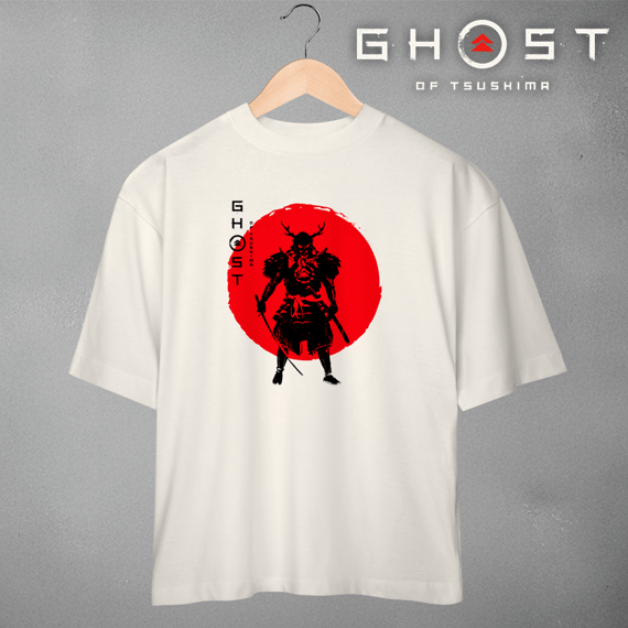 Camiseta Ghost of Tsushima Armadura do Clã Sakai Exclusiva - Oversized