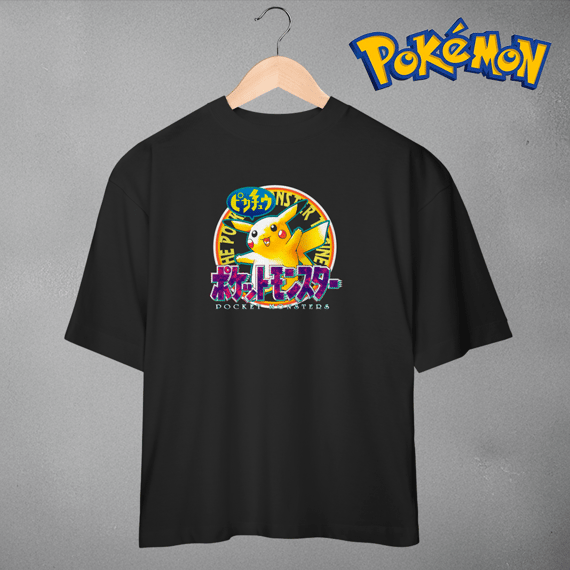Camiseta Pokémon Yellow - Oversized