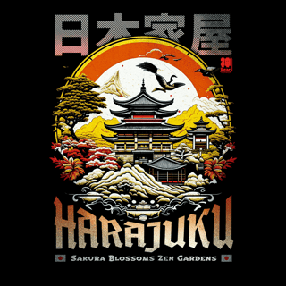 Nome do produtoCamiseta Harajuku Japanese House