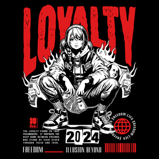 Nome do produtoCamiseta Loyalty - Oversized
