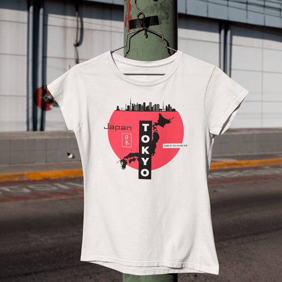 Japan Tokyo Land of Rise Sun Flag - Baby Long