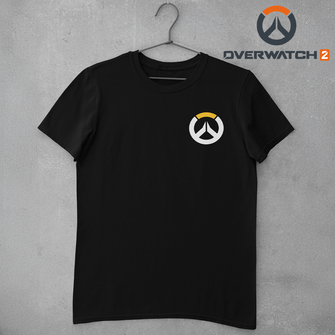 Nome do produto: Overwatch Clean Edition - Plus Size - Camiseta escura
