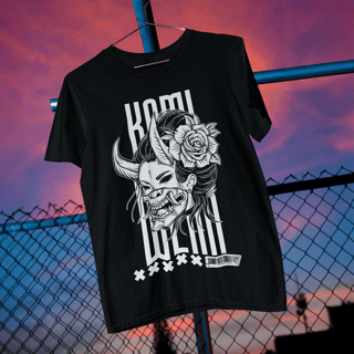 Nome do produtoCamiseta Geisha Oni Mask