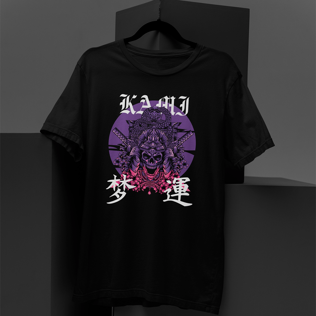 Nome do produto: Camiseta Samurai Skull