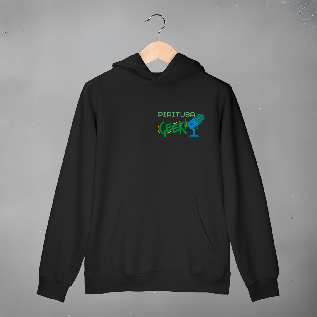Nome do produto: Moletom Geek Pirituba Oficial Logo Minimalista - Canguru