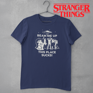 Nome do produtoCamiseta Stranger Things Beam Me Up