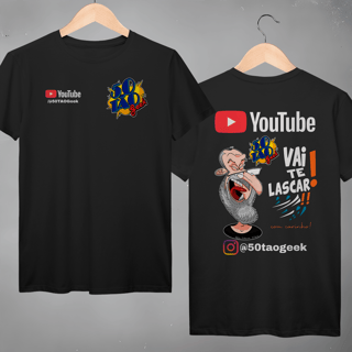 Camiseta 50Tao Geek - Vai Te Lascar Oficial